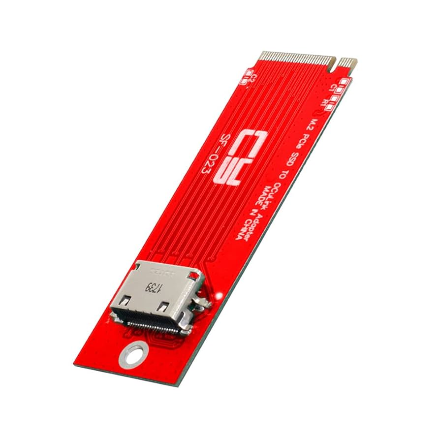 NFHK PCI-E 3.0ケーブルM.2 M.2 M-OCULINK SFF-8612 SFF-8611ホスト